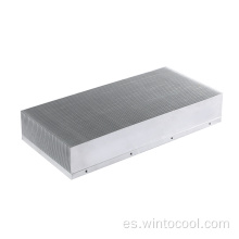 Disipador de aluminio de aluminio LED de extrusión cuadrada